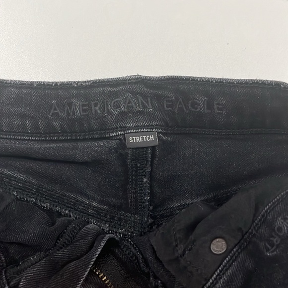 Size 2 long american eagle jean shorts. These shorts have never been worn! - Picture 2 of 3